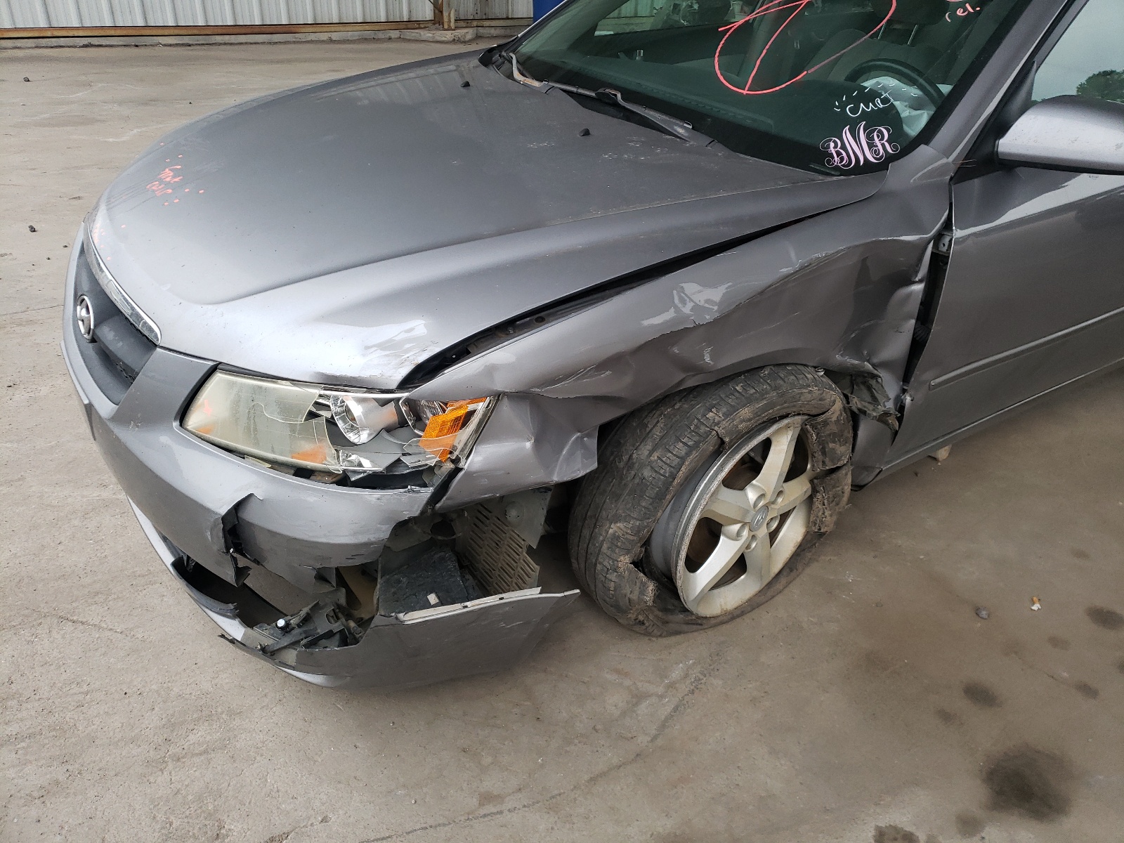 Photo 9 from auction – 2007 HYUNDAI SONATA SE with VIN 5NPEU46F27H229810