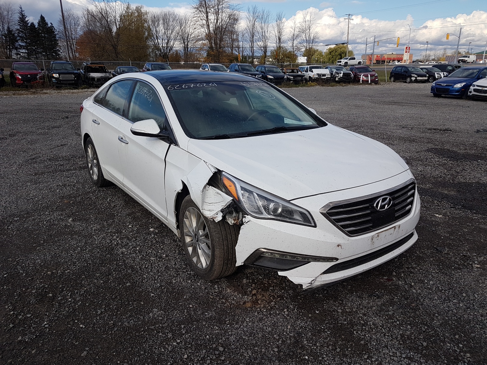 HYUNDAI SONATA SPO 2015 with VIN 5NPE34AF2FH018163 - Photo from auction
