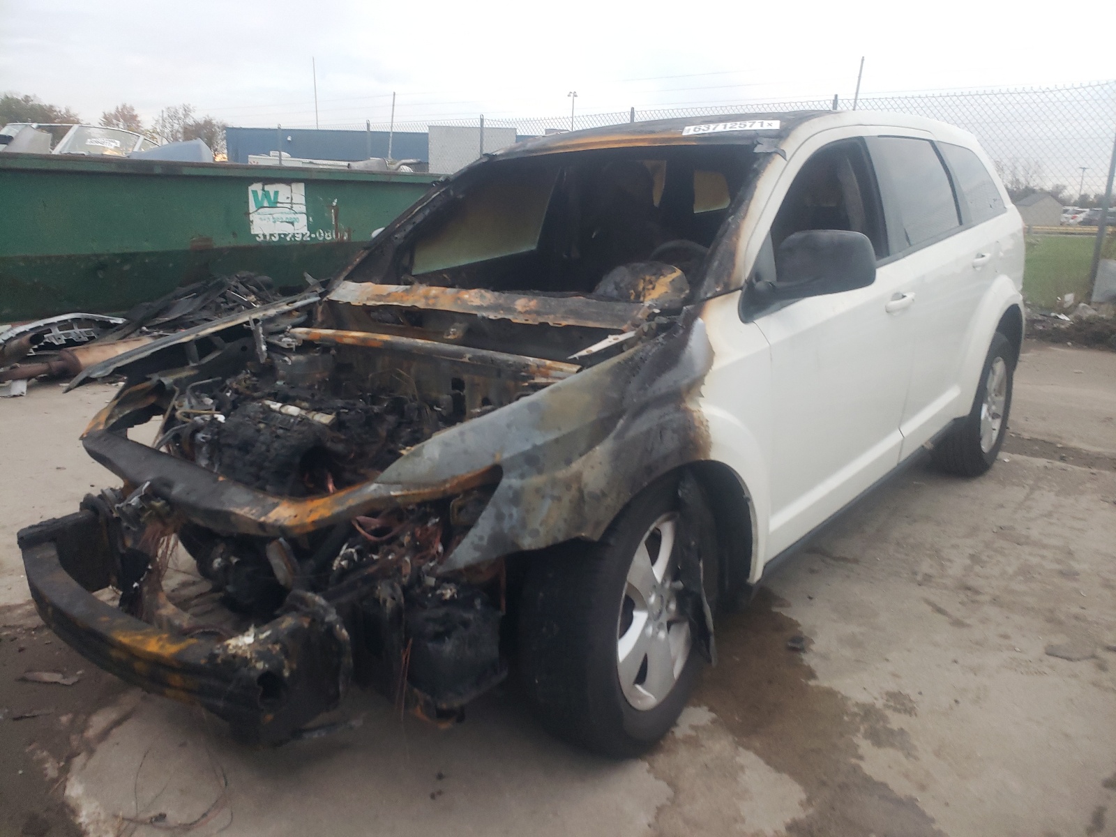 Photo 2 from auction – 2013 DODGE JOURNEY SE with VIN 3C4PDCAB2DT687446