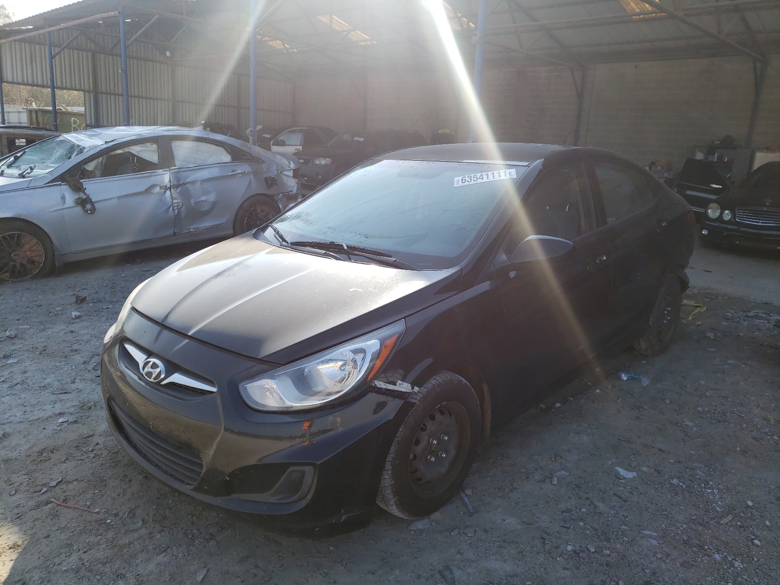 Photo 2 from auction – 2013 HYUNDAI ACCENT GLS with VIN KMHCT4AE7DU555446