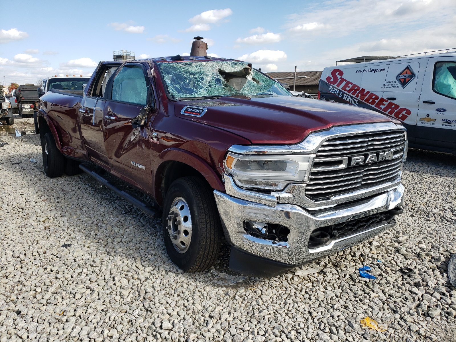 RAM 3500 LARAM 2019 with VIN 3C63RRJL4KG515962 - Photo from auction