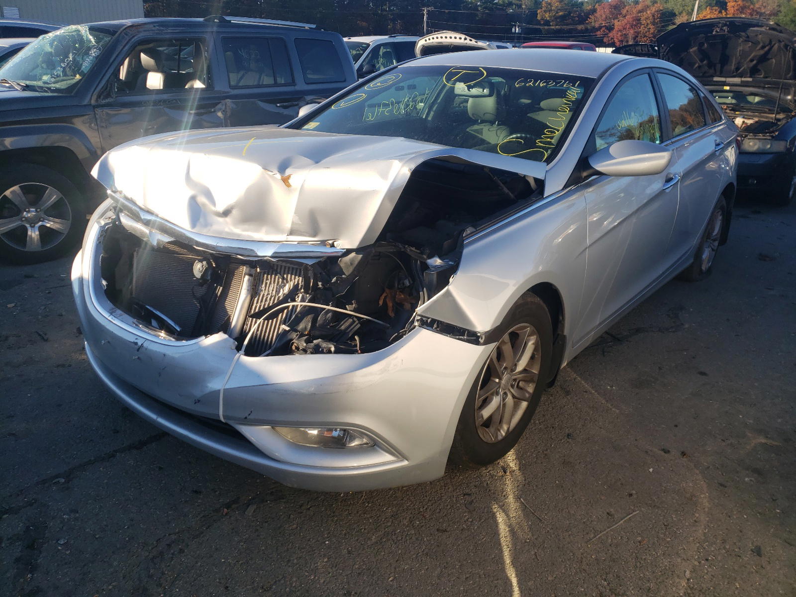 Photo 2 from auction – 2013 HYUNDAI SONATA SE with VIN 5NPEC4ABXDH585702