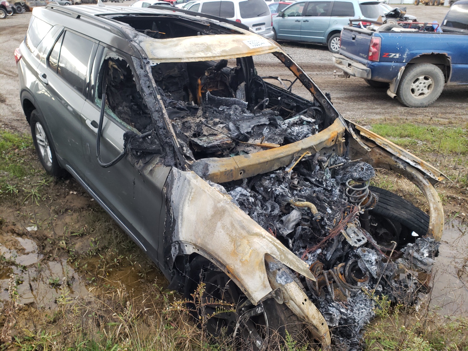 FORD EXPLORER X 2020 with VIN 1FMSK8DH2LGB50507 - Photo from auction