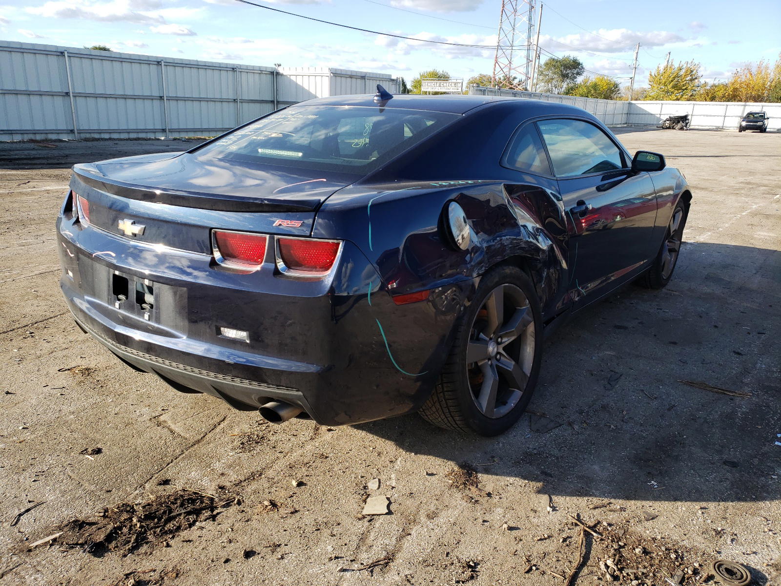 Photo 4 from auction – 2012 CHEVROLET CAMARO LT with VIN 2G1FB1E34C9150922