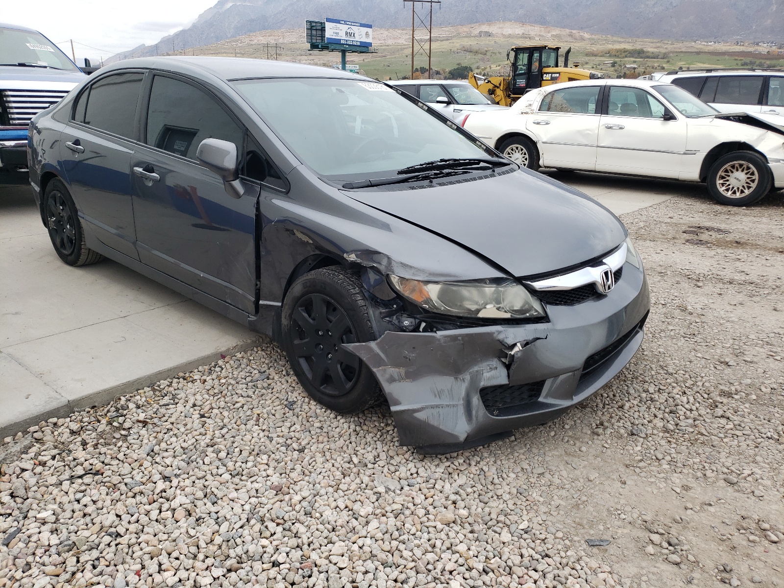 HONDA CIVIC LX 2011 with VIN 2HGFA1F57BH302207 - Photo from auction