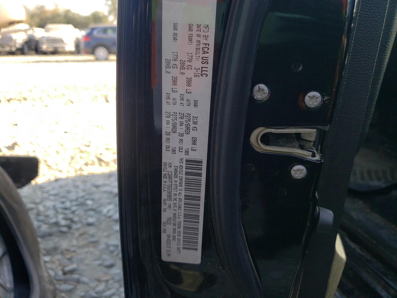 Photo 10 from auction – 2016 RAM 1500 ST with VIN 1C6RR7FT5GS309895