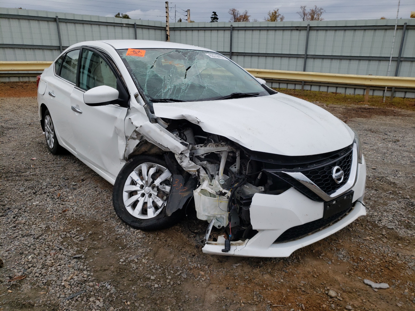 NISSAN SENTRA S 2017 with VIN 3N1AB7AP9HY230952 - Photo from auction