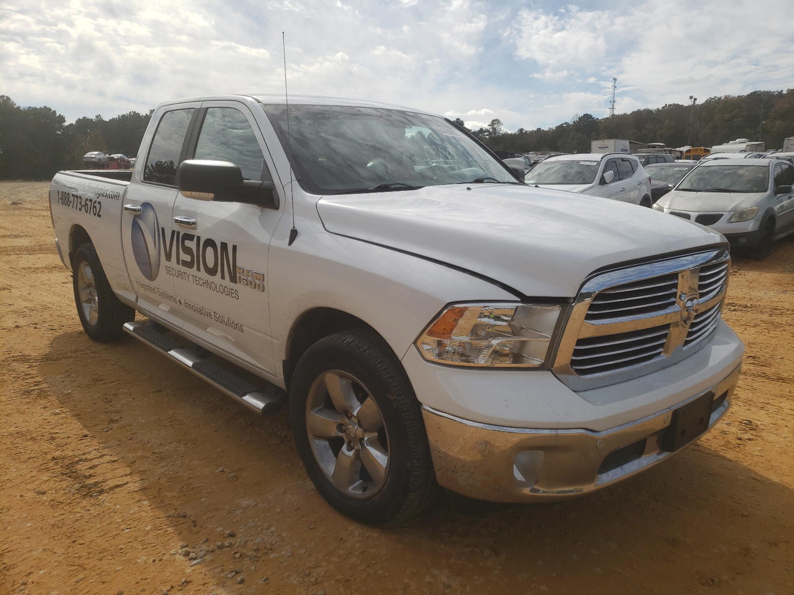 RAM 1500 SLT 2017 with VIN 1C6RR6GG2HS639345 - Photo from auction