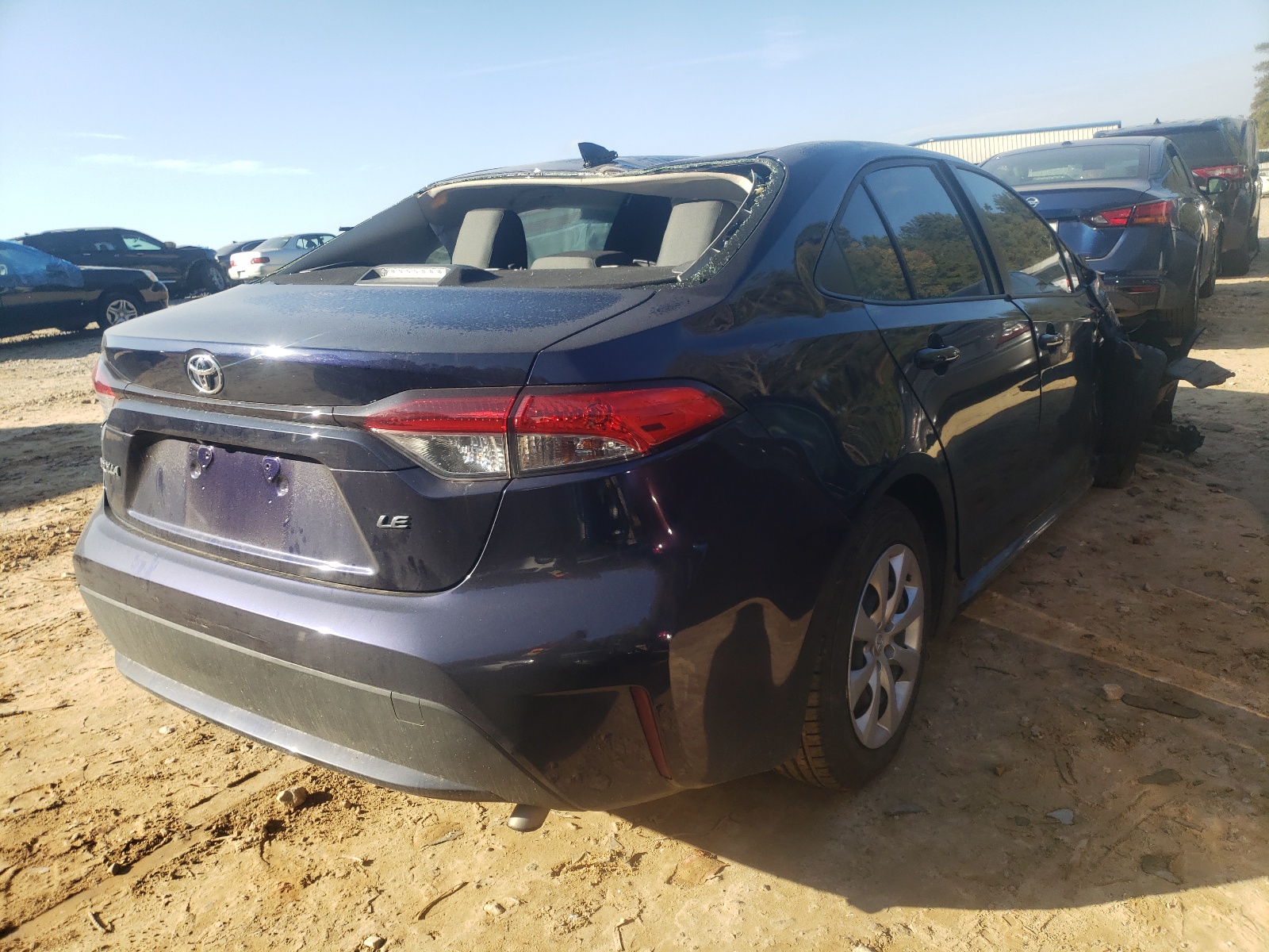 Photo 4 from auction – 2021 TOYOTA COROLLA LE with VIN JTDEPMAE5MJ165920