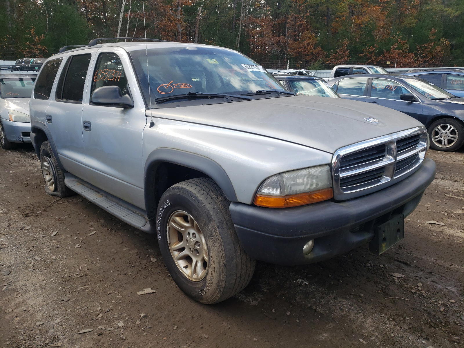 DODGE DURANGO SP 2003 with VIN 1D4HS38N43F551258 - Photo from auction