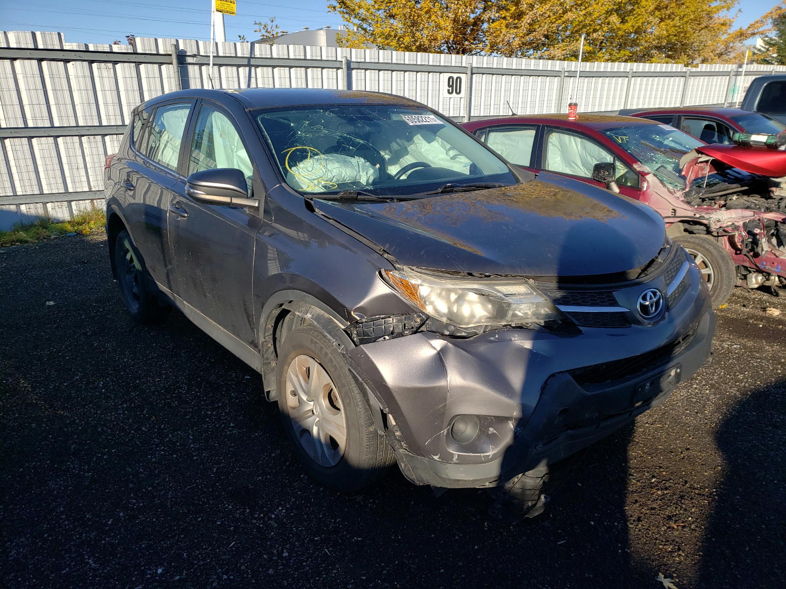 TOYOTA RAV4 LE 2014 with VIN 2T3BFREV9EW177049 - Photo from auction
