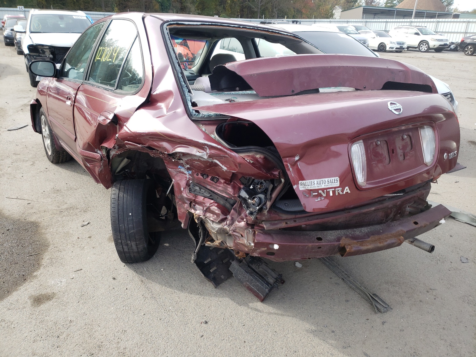 Photo 9 from auction – 2004 NISSAN SENTRA with VIN 3N1CB51DX4L475284
