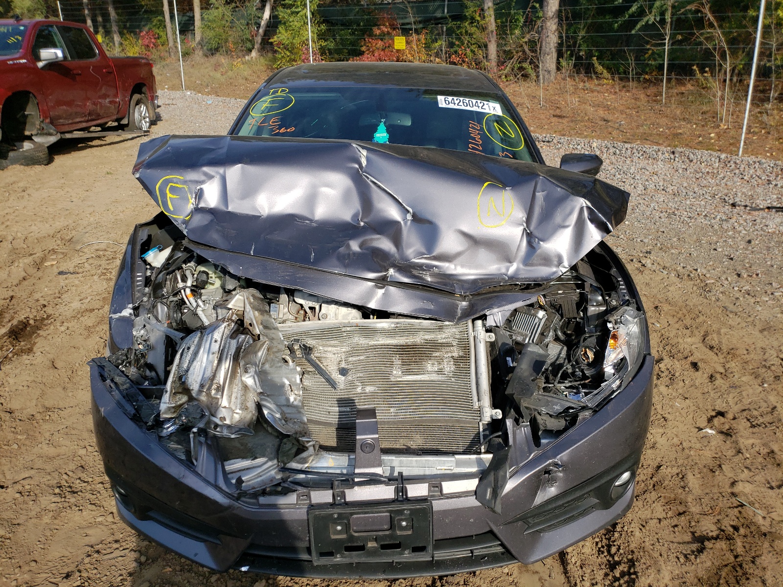 Photo 9 from auction – 2016 HONDA CIVIC EXL with VIN 19XFC1F79GE032068