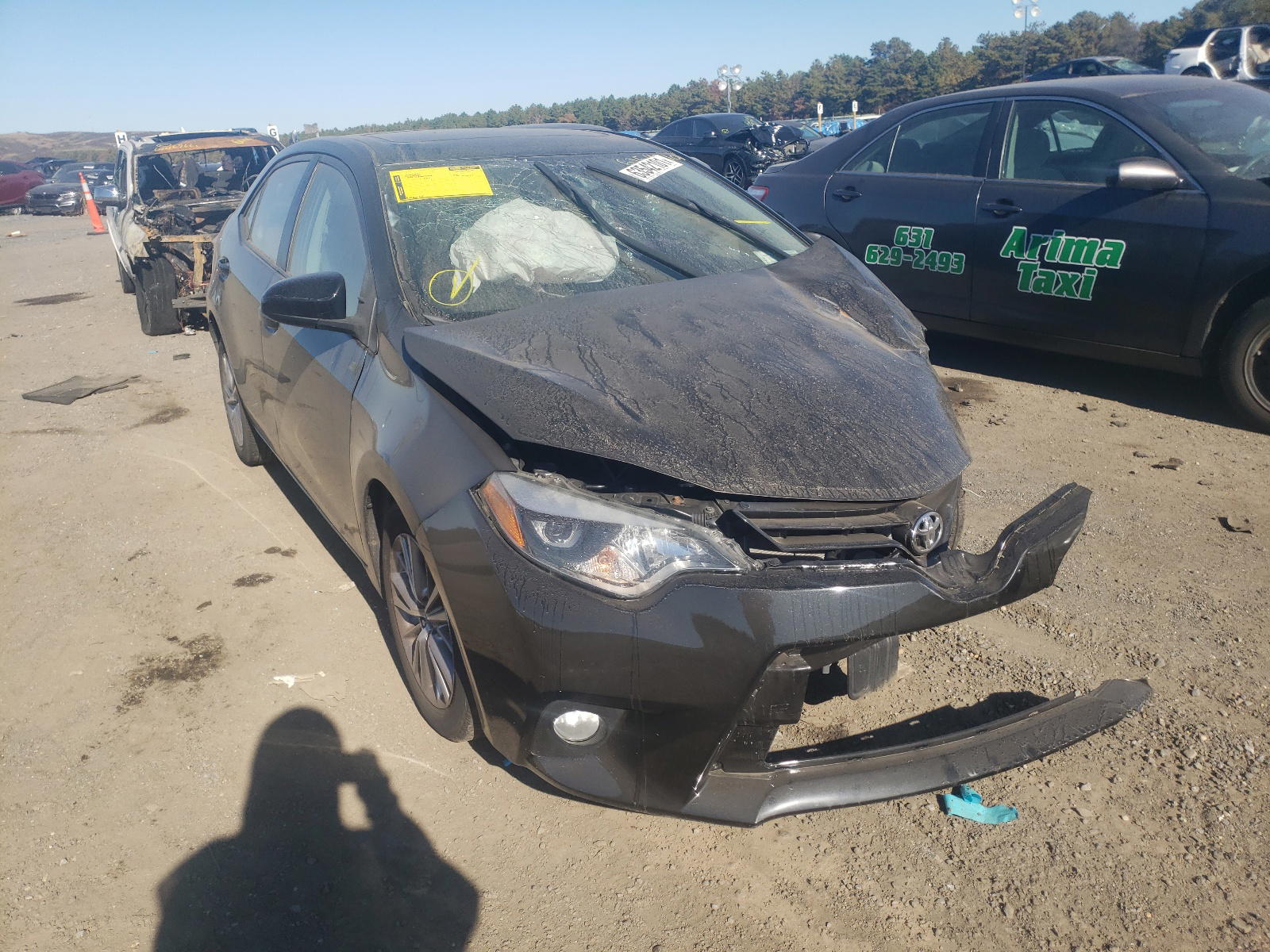 TOYOTA COROLLA L 2014 with VIN 2T1BURHE0EC077286 - Photo from auction