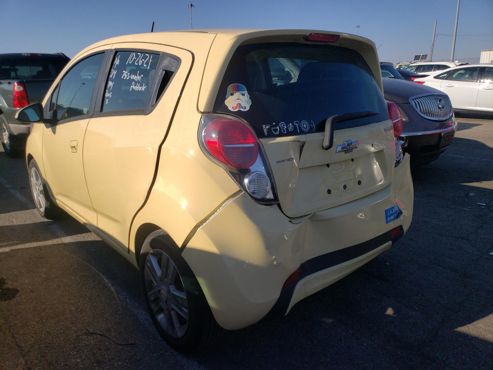 Photo 3 from auction – 2014 CHEVROLET SPARK LS with VIN KL8CB6S9XEC456155