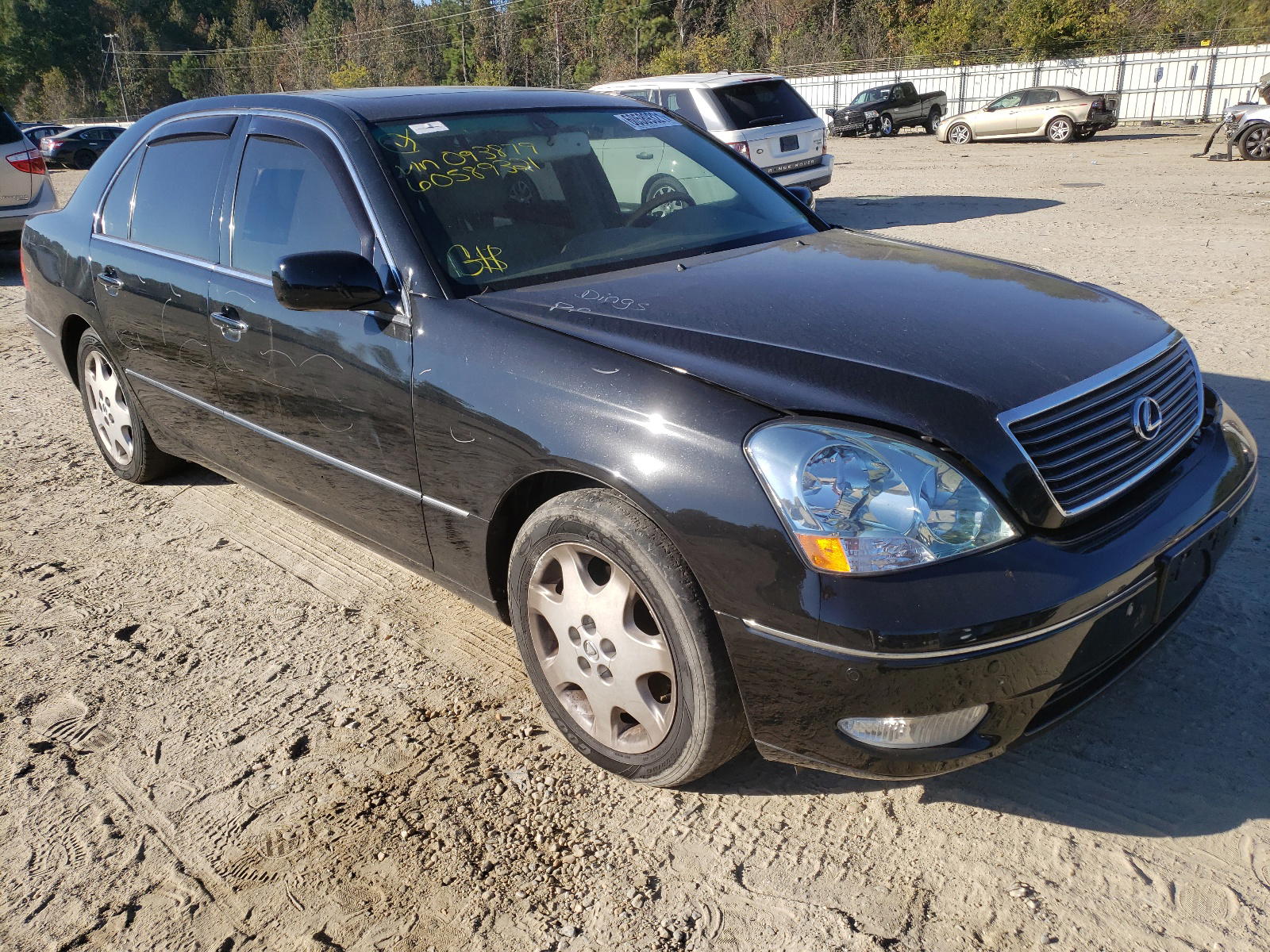 LEXUS LS 430 2003 with VIN JTHBN30F230093879 - Photo from auction