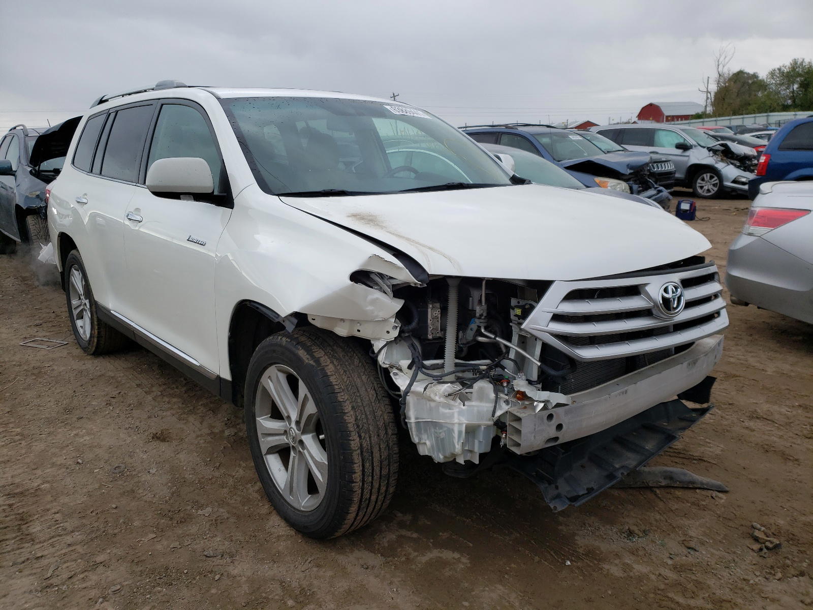 TOYOTA HIGHLANDER 2013 with VIN 5TDDK3EH3DS225348 - Photo from auction