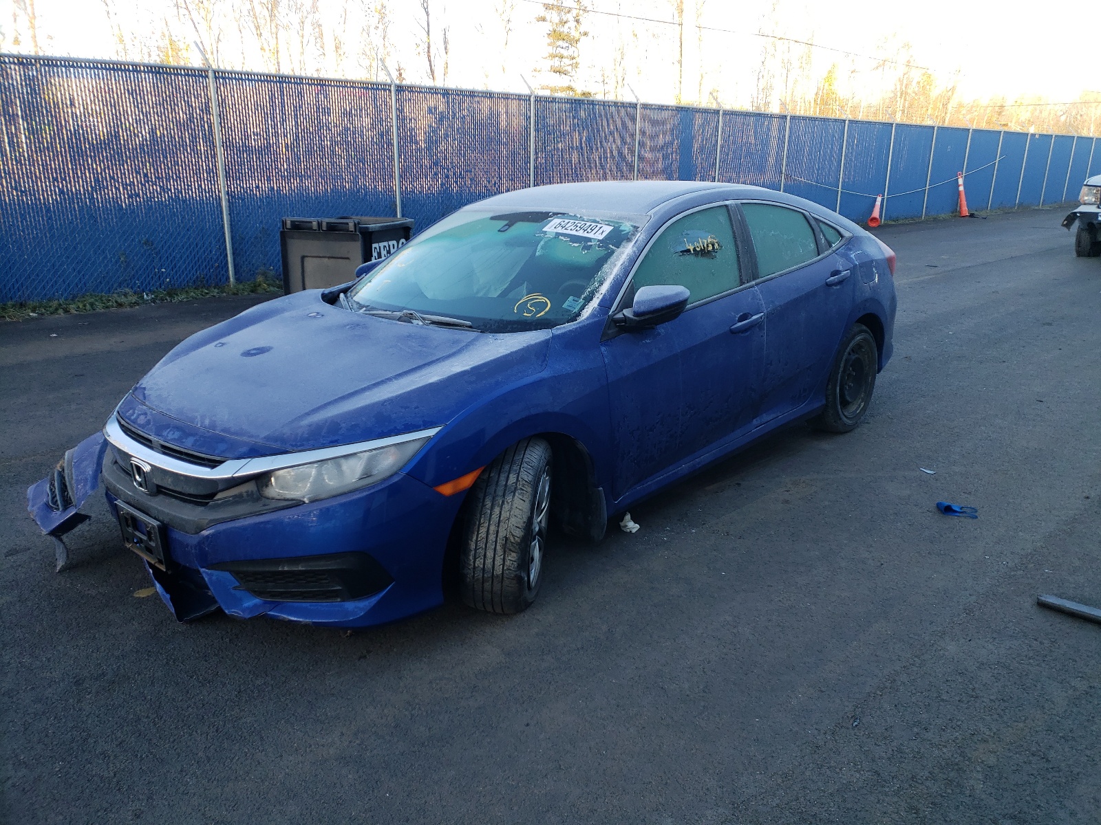 Photo 2 from auction – 2018 HONDA CIVIC LX with VIN 2HGFC2F50JH023566