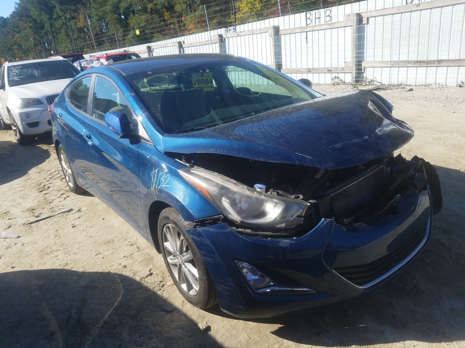 HYUNDAI ELANTRA 2014 with VIN KMHDH4AE4EU160230 - Photo from auction