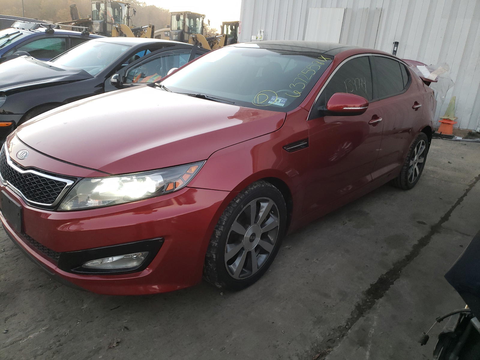 Photo 2 from auction – 2012 KIA OPTIMA SX with VIN 5XXGR4A62CG081326