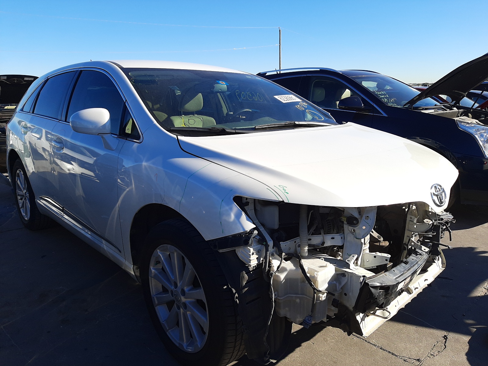 TOYOTA VENZA LE 2012 with VIN 4T3ZA3BB2CU062391 - Photo from auction