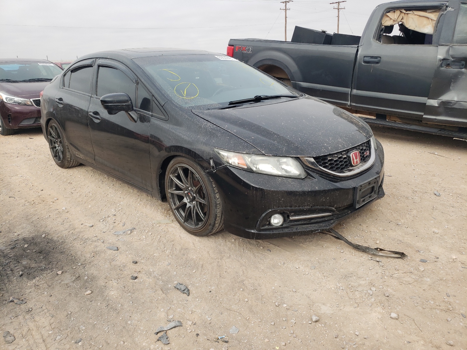 Photo 1 from auction – 2014 HONDA CIVIC SI with VIN 2HGFB6E56EH701688