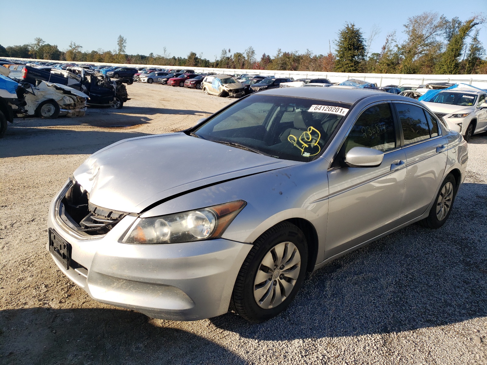Photo 2 from auction – 2011 HONDA ACCORD LX with VIN 1HGCP2F36BA063074