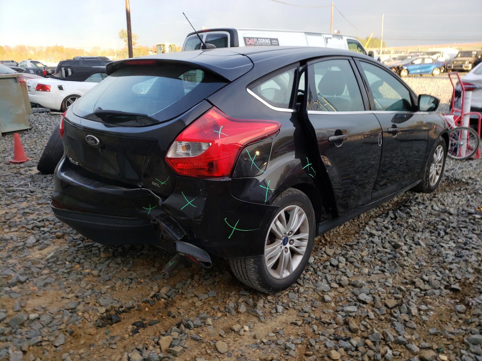 Photo 9 from auction – 2012 FORD FOCUS SEL with VIN 1FAHP3M25CL307166
