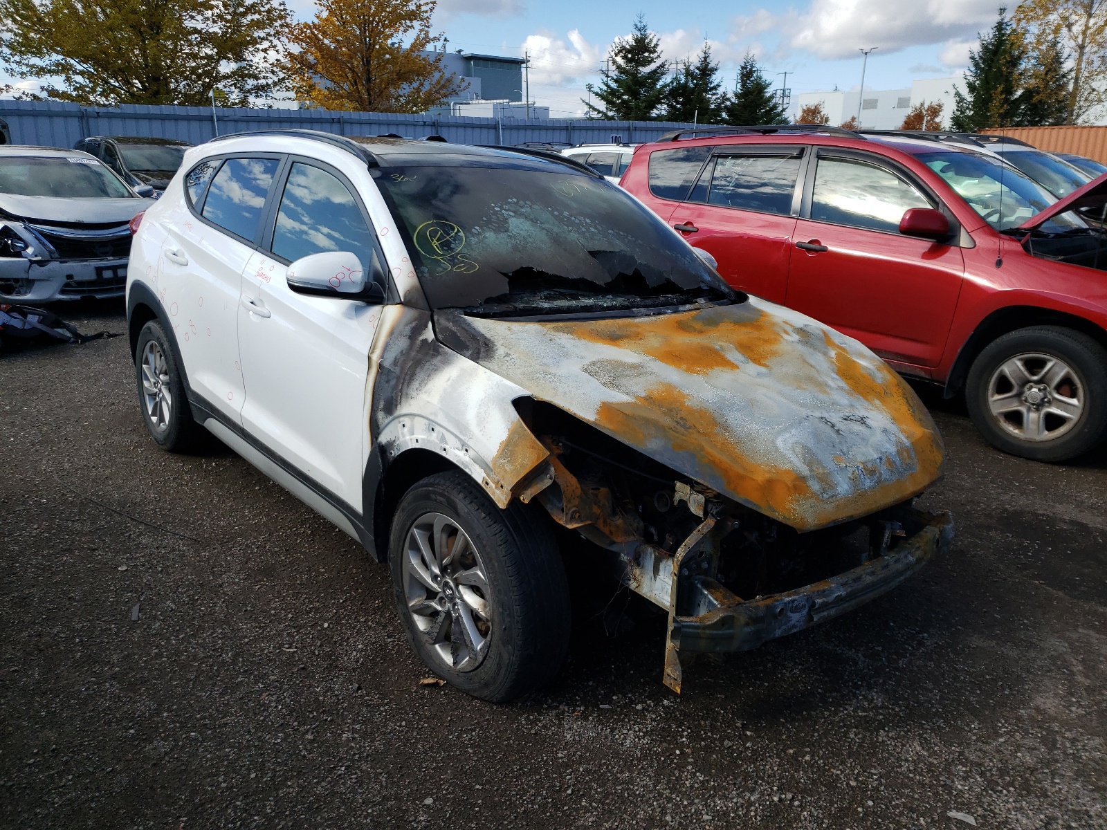 HYUNDAI TUCSON SEL 2018 with VIN KM8J3CA45JU609587 - Photo from auction