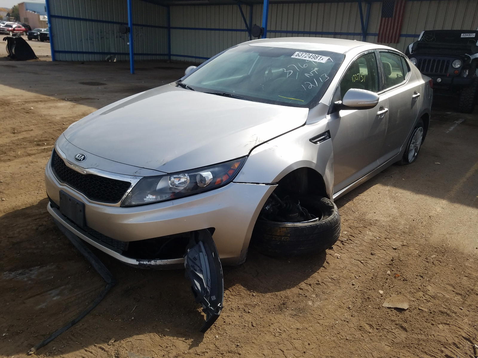 Photo 2 from auction – 2013 KIA OPTIMA LX with VIN KNAGM4A7XD5358783