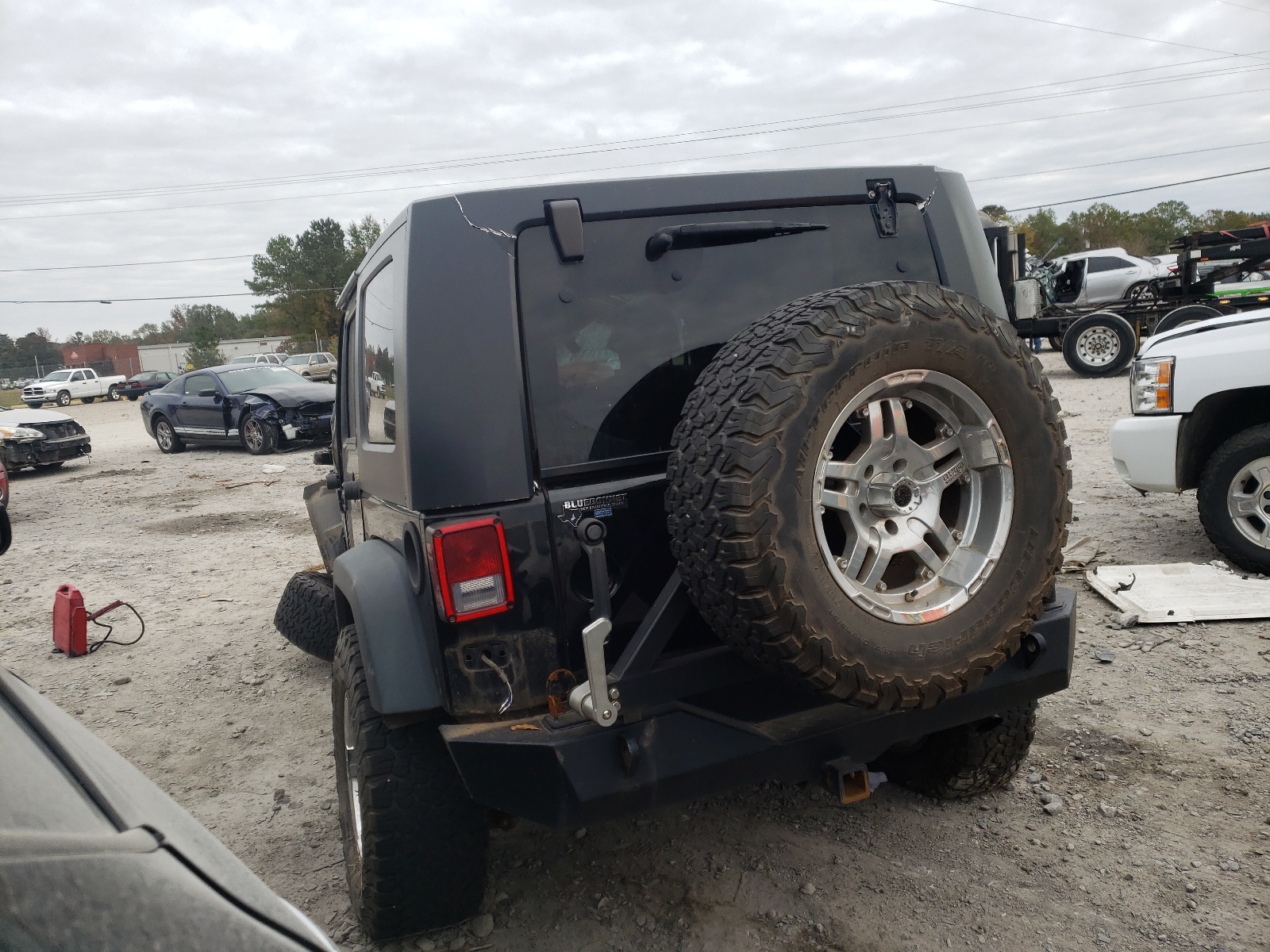 Photo 3 from auction – 2008 JEEP WRANGLER with VIN 1J4GA69148L631283