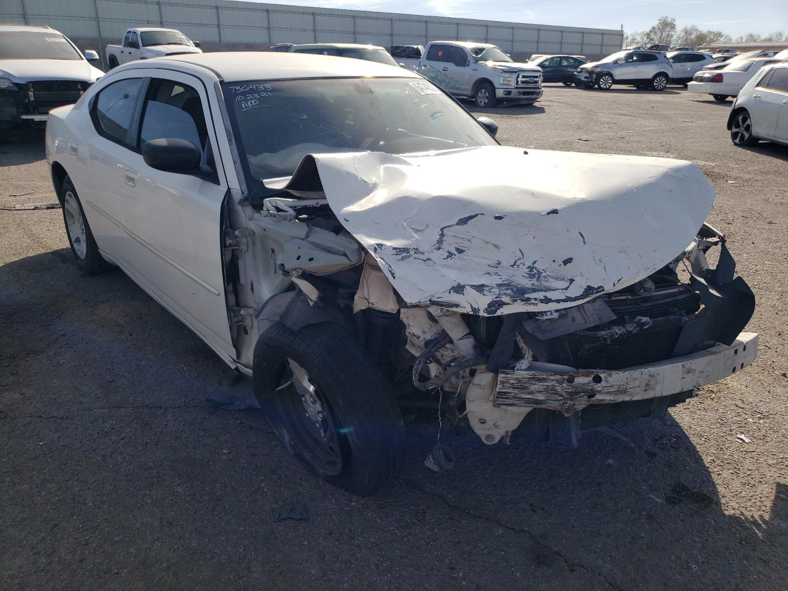 DODGE CHARGER 2007 with VIN 2B3KA43R57H634385 - Photo from auction