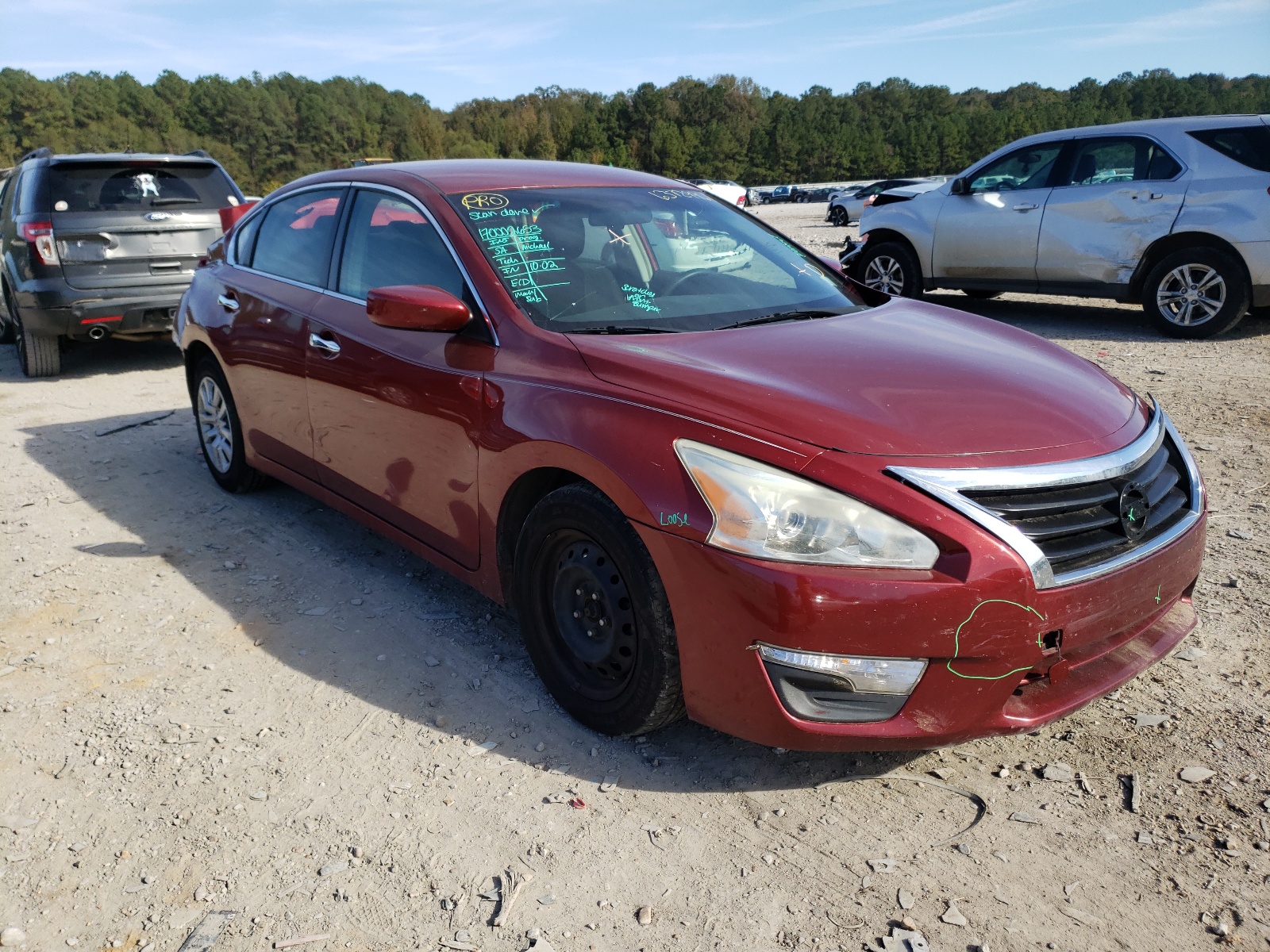 NISSAN ALTIMA 2.5 2013 with VIN 1N4AL3AP0DC237798 - Photo from auction