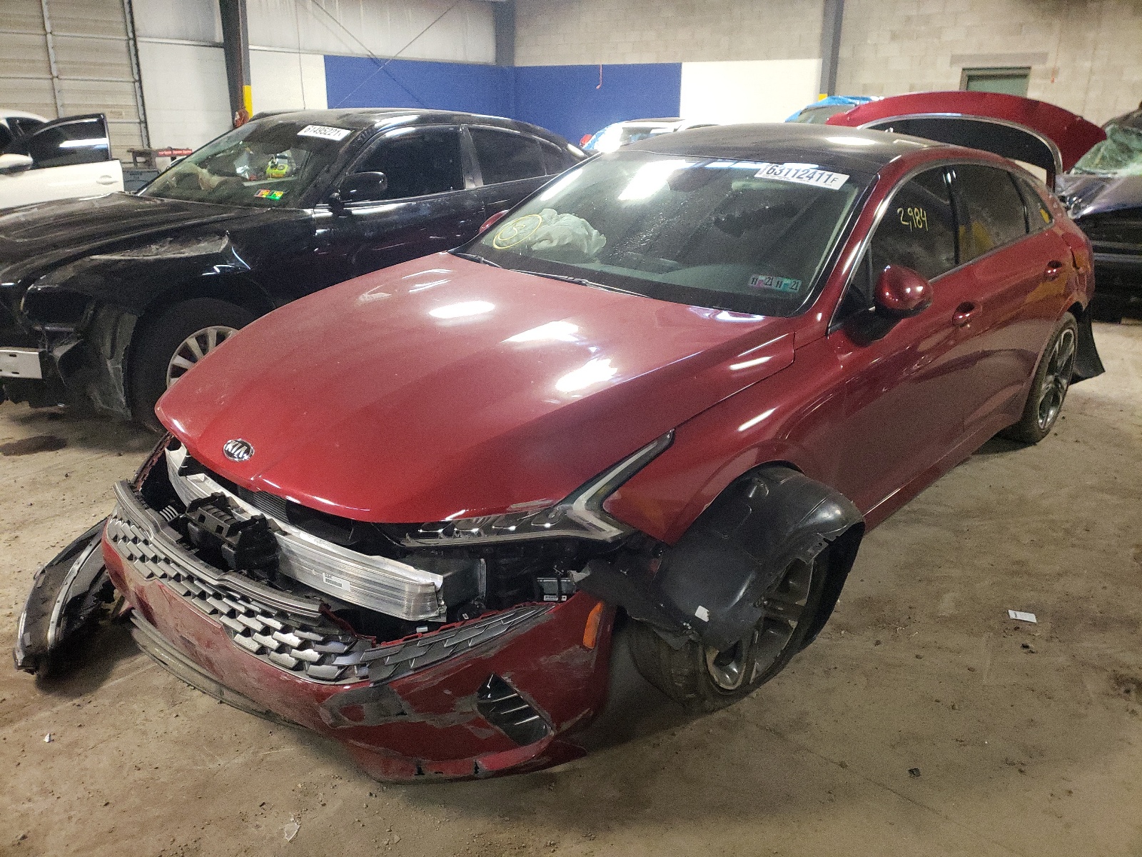 Photo 2 from auction – 2021 KIA K5 EX with VIN 5XXG34J27MG033708
