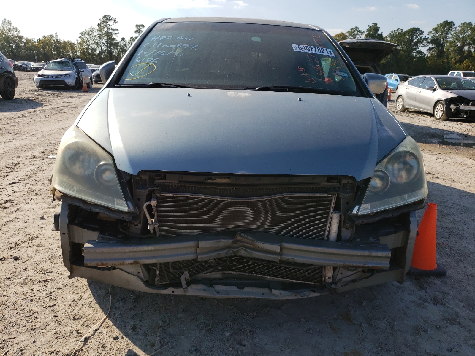 Photo 9 from auction – 2006 HONDA ODYSSEY with VIN 5FNRL38746B096176