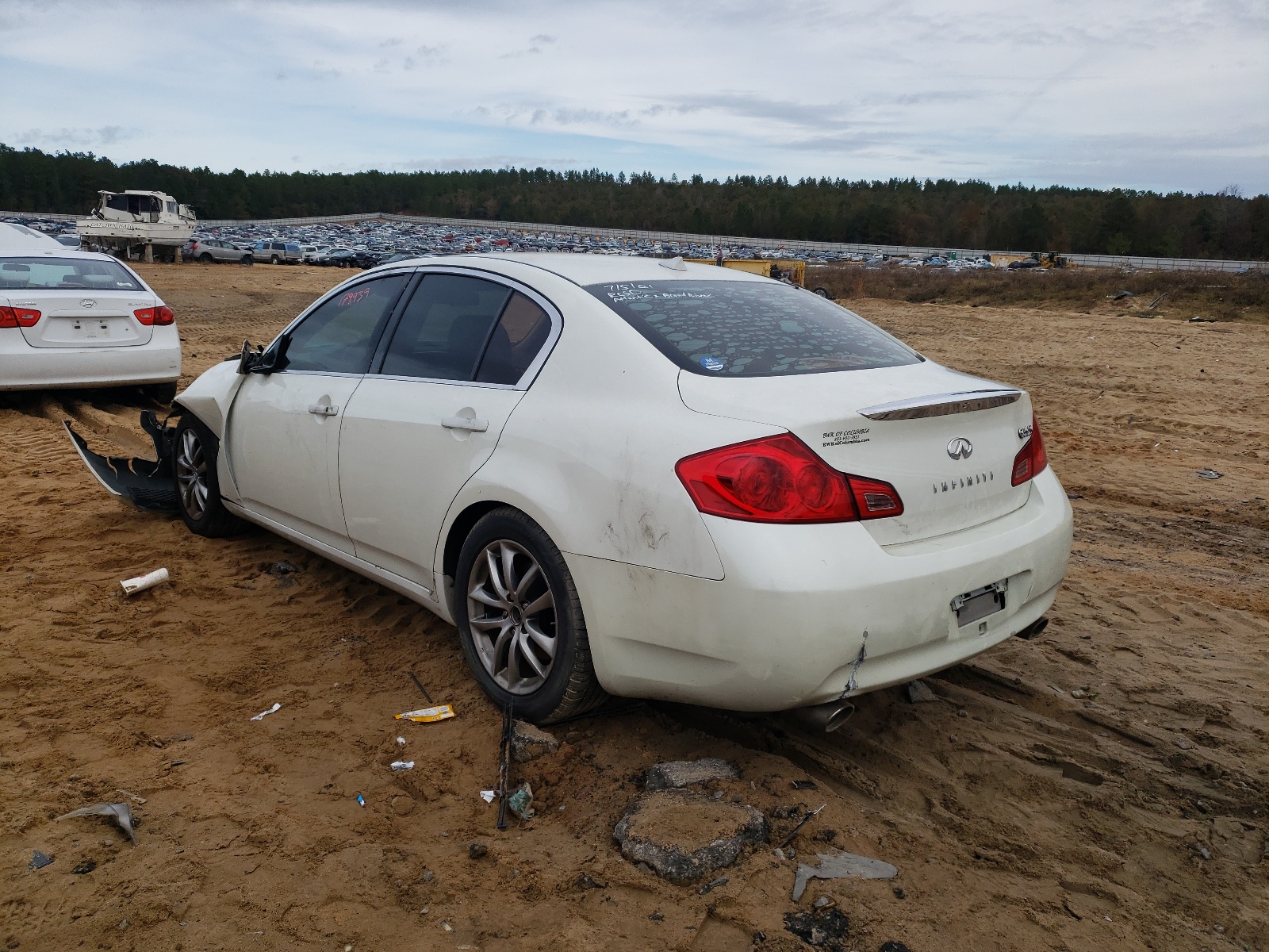 Photo 3 from auction – 2008 INFINITI G35 with VIN JNKBV61E38M212871