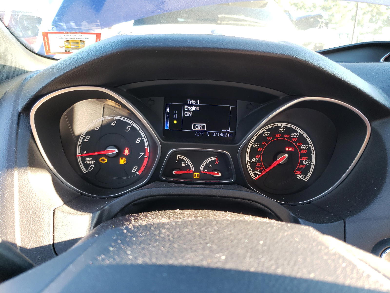 Photo 8 from auction – 2013 FORD FOCUS with VIN 1FADP3L90DL258215