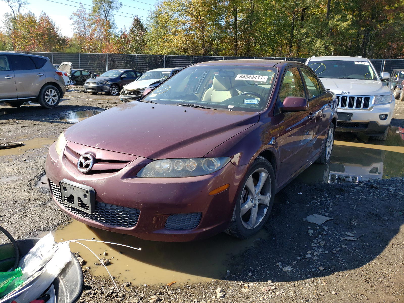 Photo 2 from auction – 2008 MAZDA 6 I with VIN 1YVHP80C685M03335