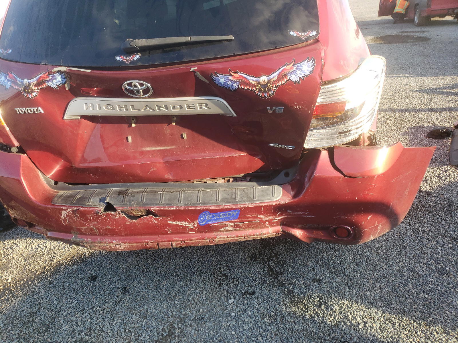 Photo 9 from auction – 2008 TOYOTA HIGHLANDER with VIN JTEES41A682048550