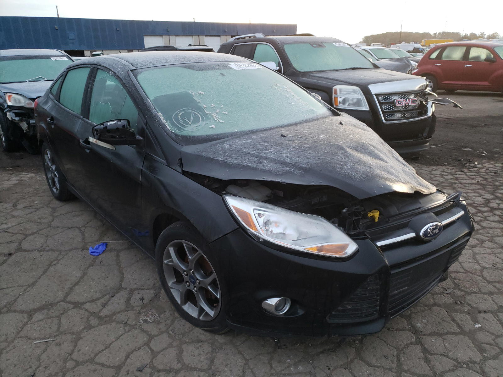FORD FOCUS SE 2014 with VIN 1FADP3F28EL450479 - Photo from auction
