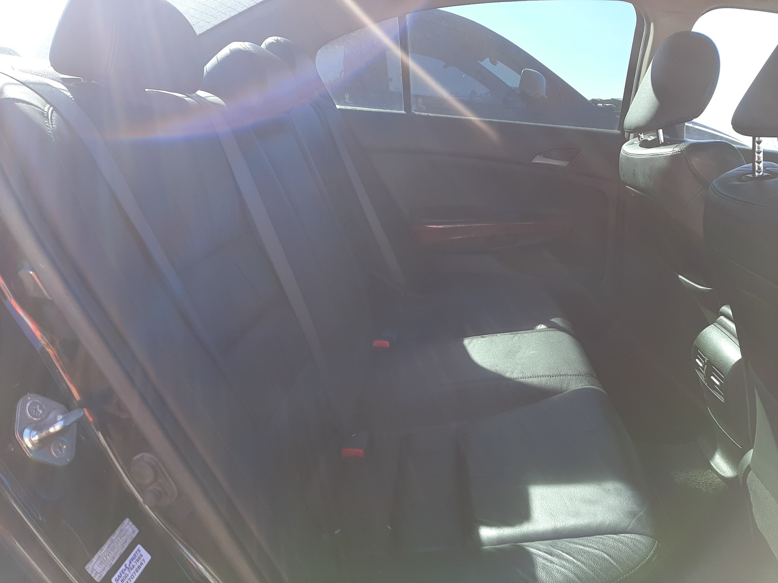 Photo 6 from auction – 2012 HONDA ACCORD EXL with VIN 1HGCP2F8XCA179424