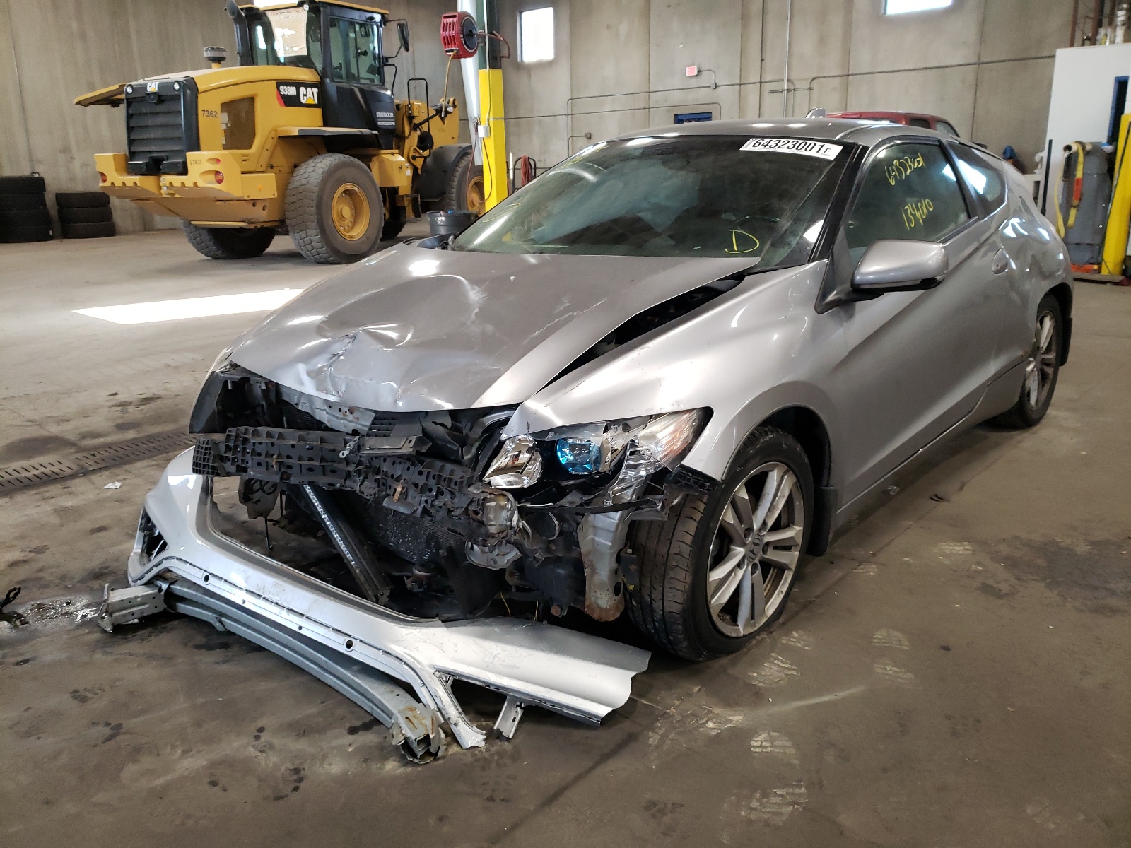 Photo 2 from auction – 2012 HONDA CR-Z EX with VIN JHMZF1D63CS002066