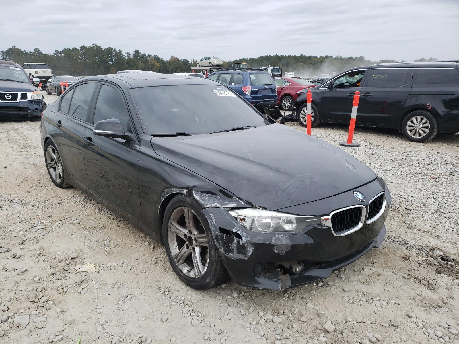 BMW 328 I 2014 with VIN WBA3A5C56EP603352 - Photo from auction
