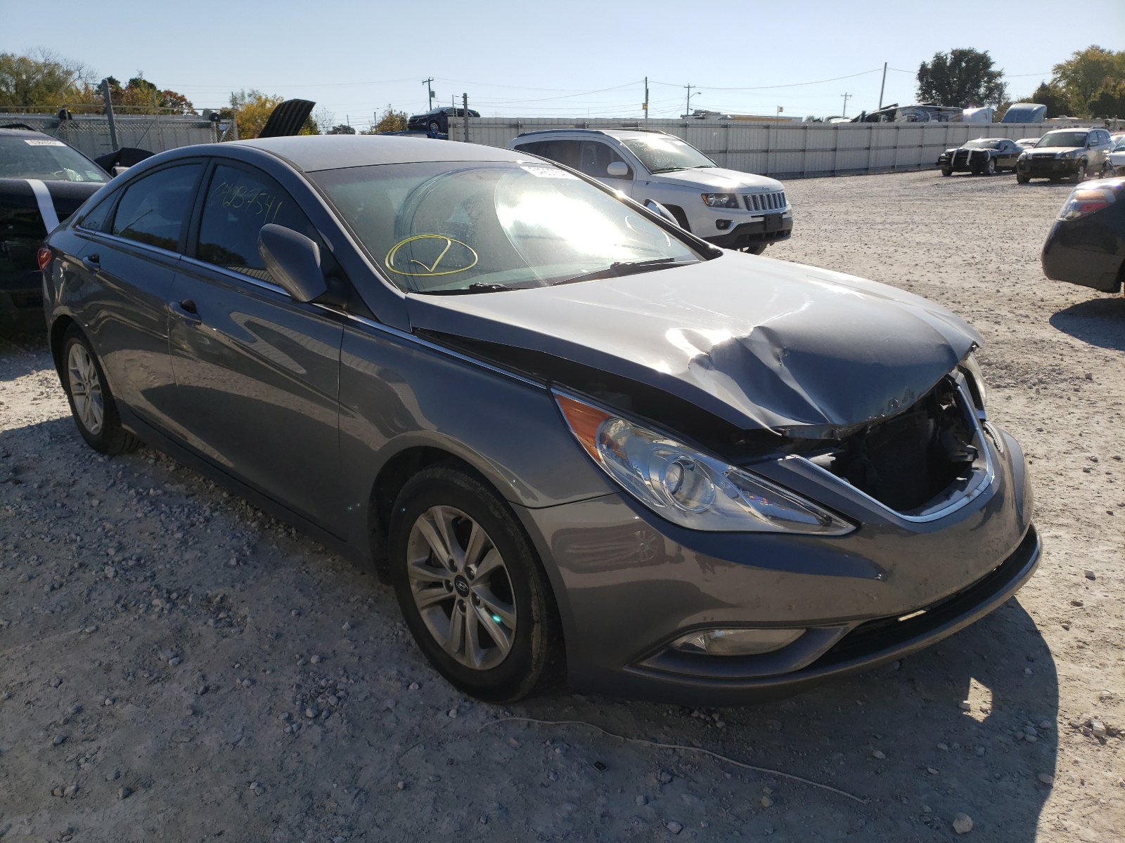 HYUNDAI SONATA GLS 2013 with VIN 5NPEB4ACXDH551075 - Photo from auction