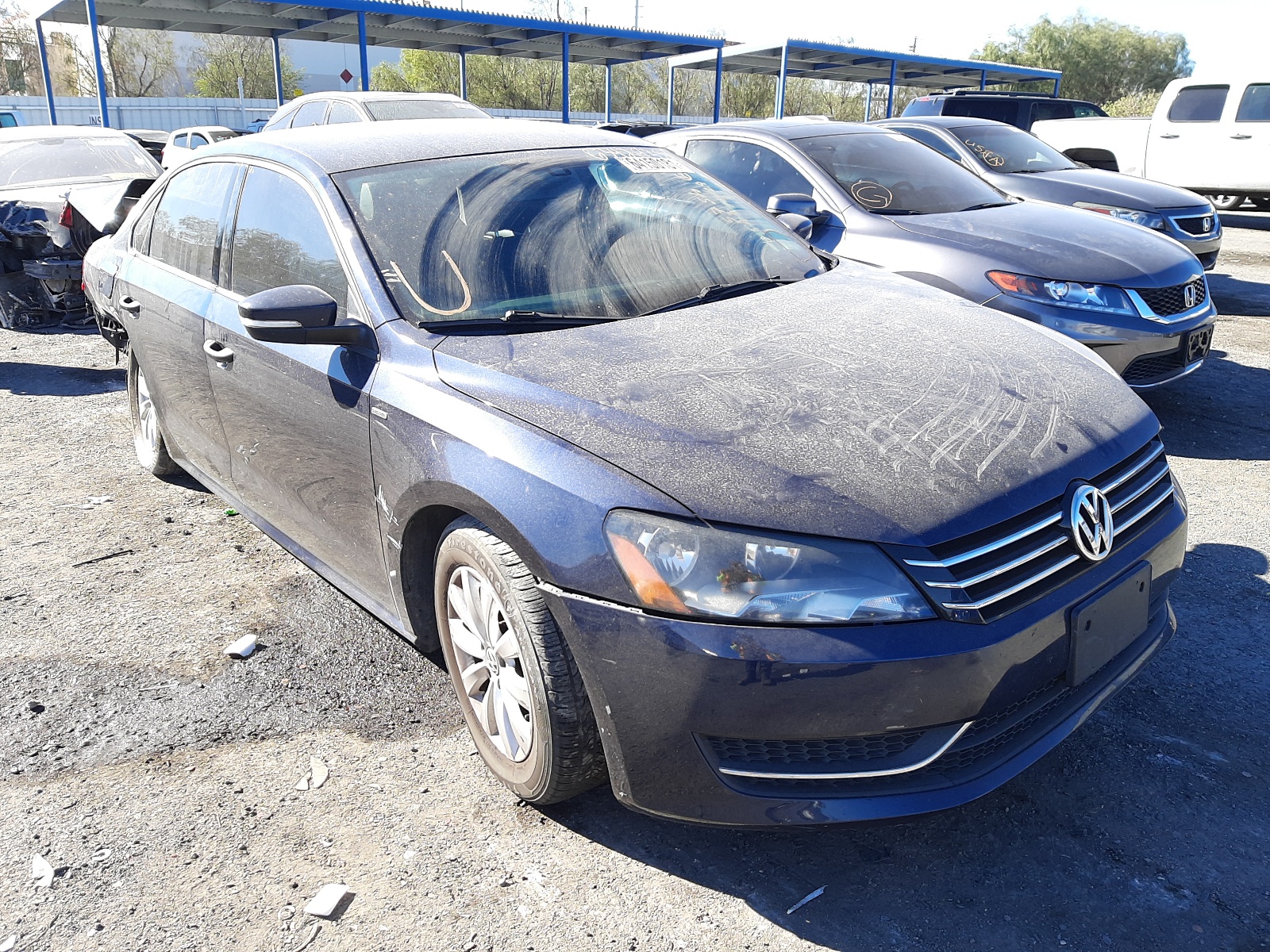 Photo 1 from auction – 2014 VOLKSWAGEN PASSAT S with VIN 1VWAP7A34EC021373