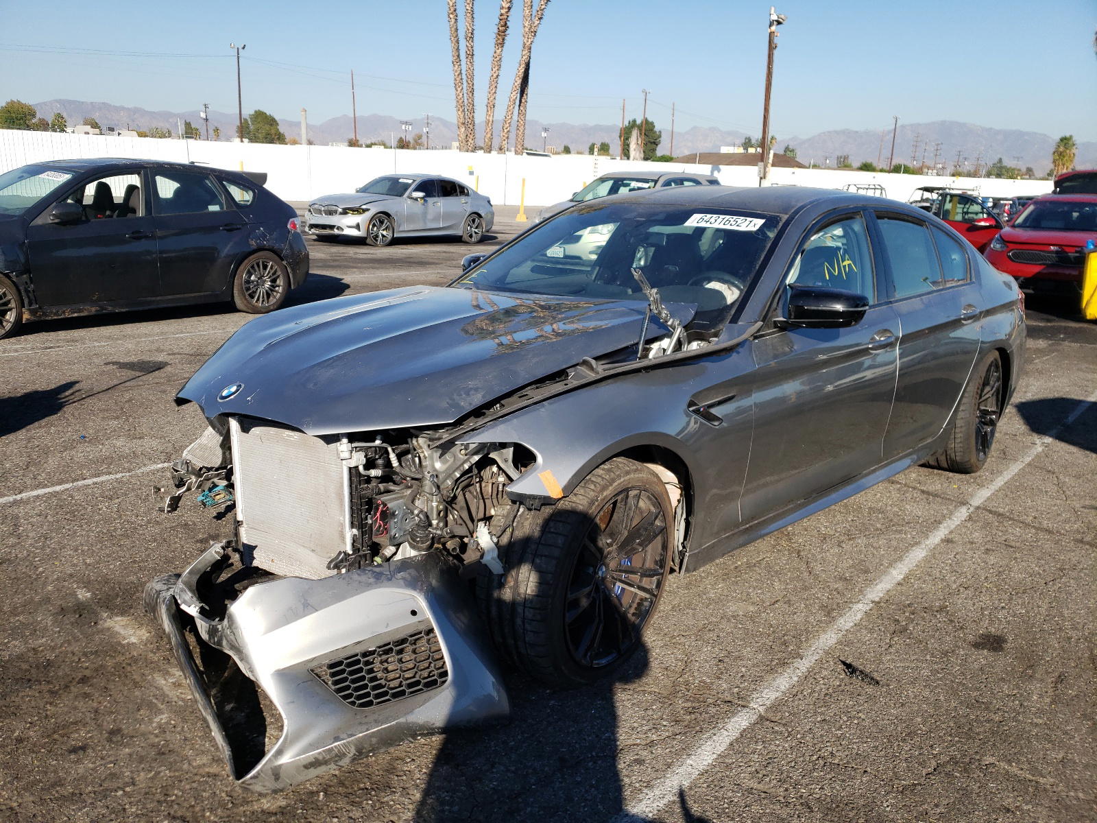 Photo 2 from auction – 2020 BMW M5 BASE with VIN WBSJF0C09LCD54225