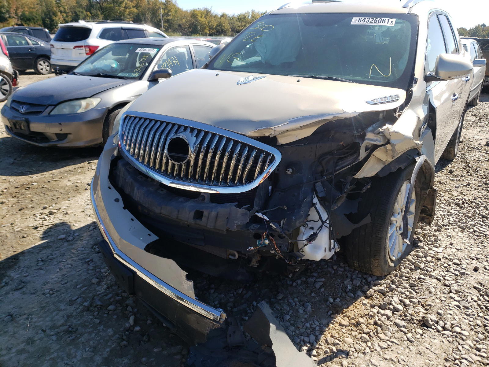 Photo 9 from auction – 2011 BUICK ENCLAVE CX with VIN 5GAKRCED3BJ242758