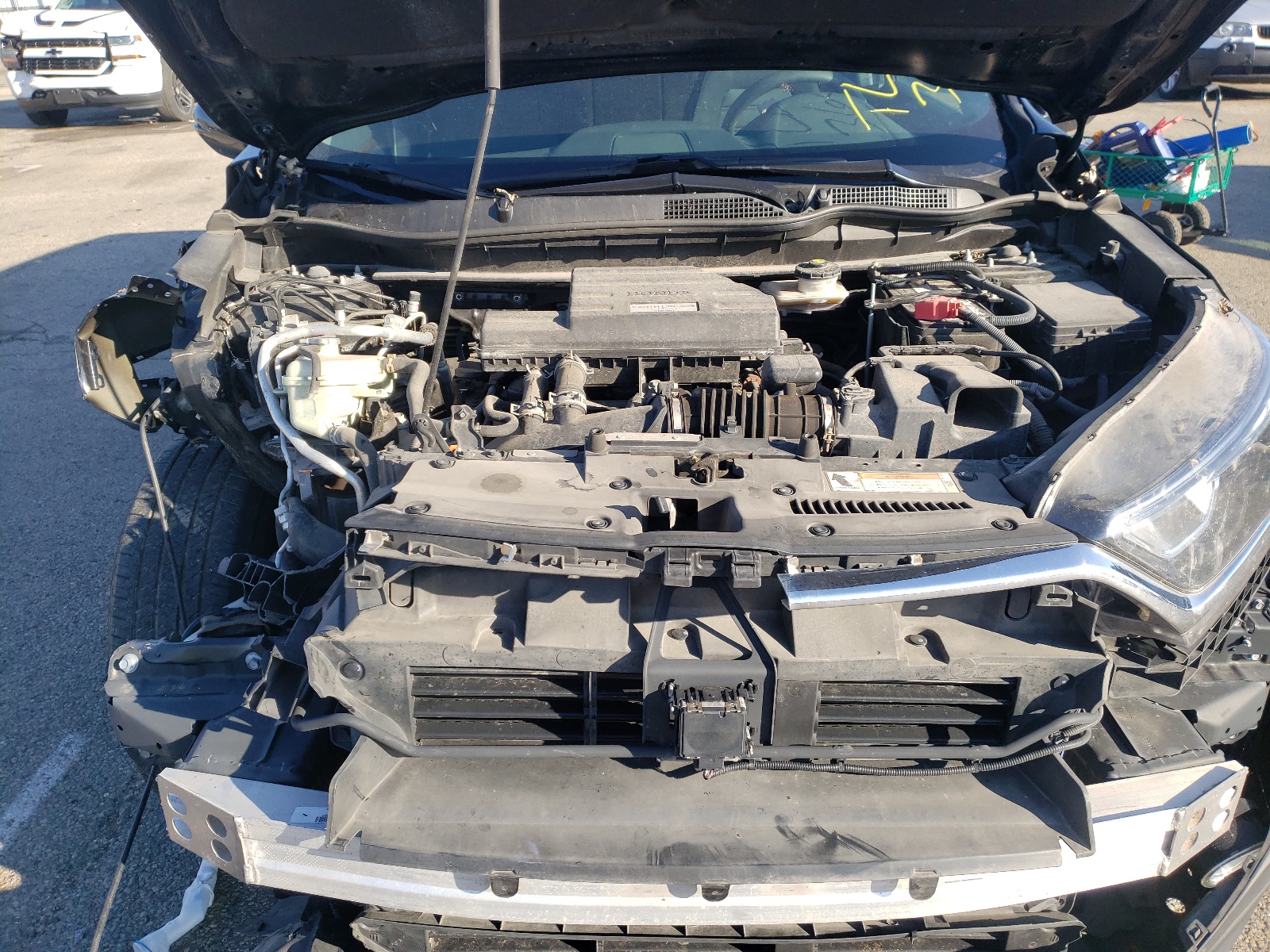 Photo 7 from auction – 2018 HONDA CR-V EX with VIN 7FARW1H58JE007765