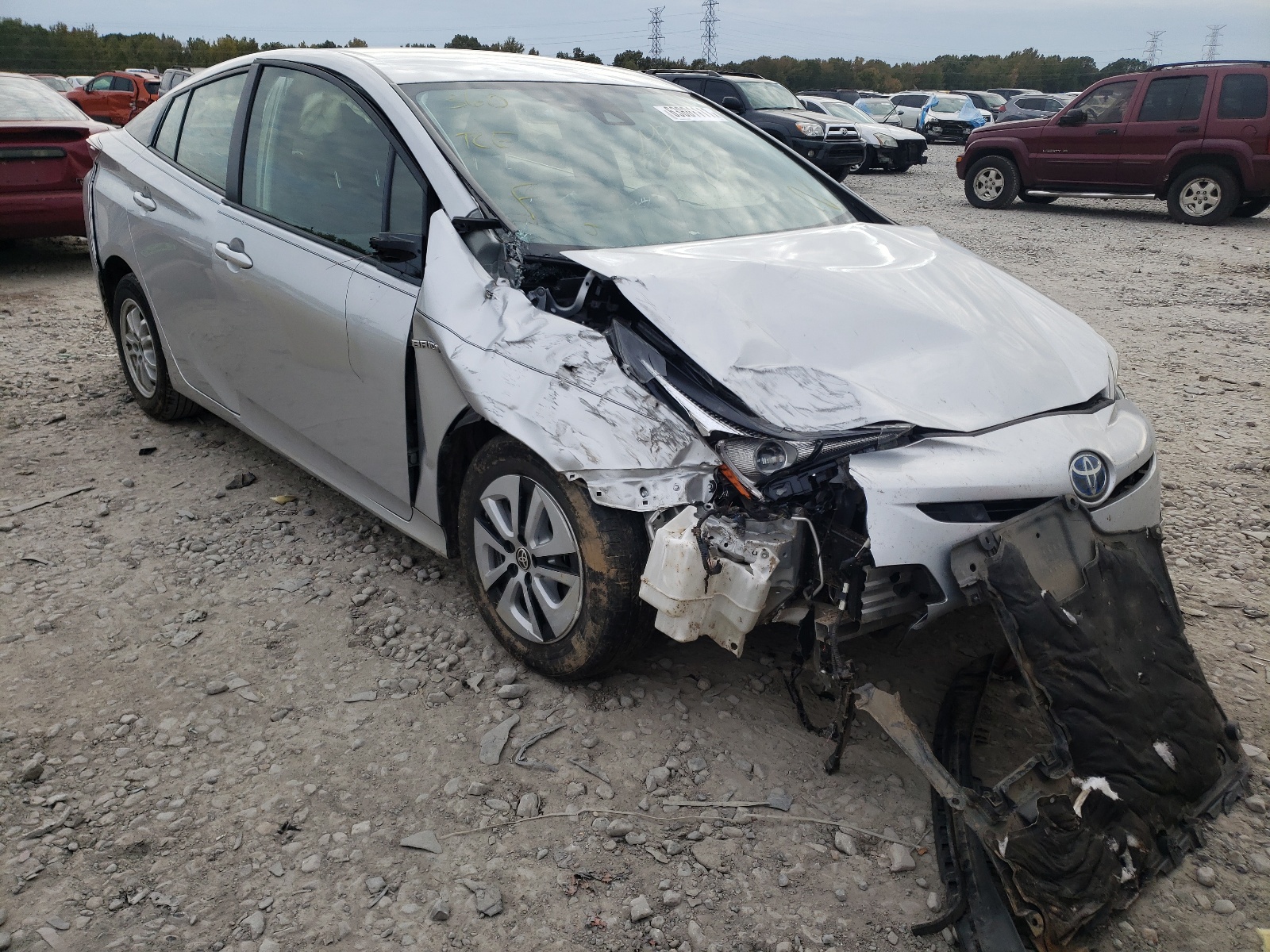 Photo 1 from auction – 2018 TOYOTA PRIUS with VIN JTDKBRFU6J3067686