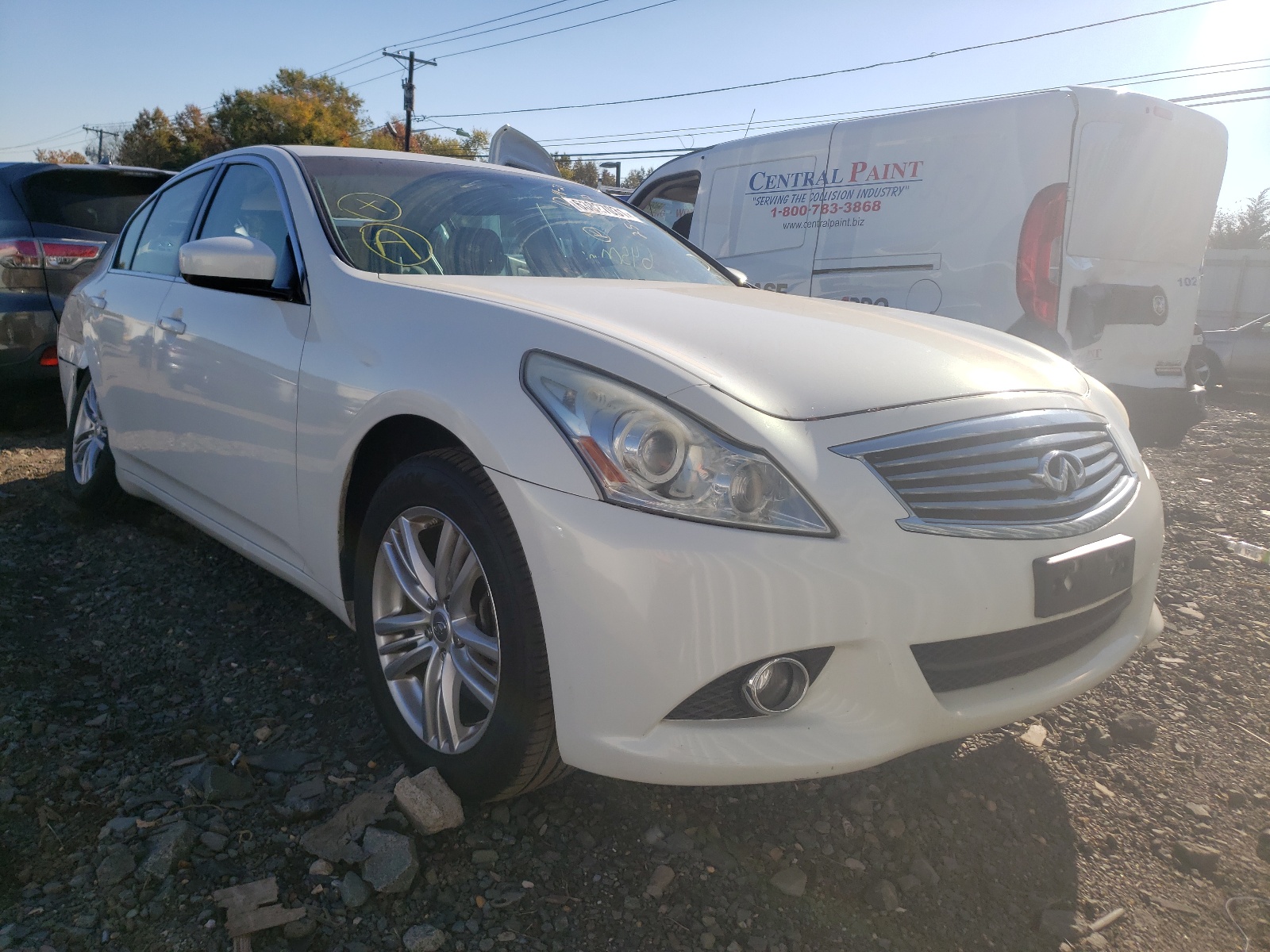 INFINITI G37 2011 with VIN JN1CV6AR5BM350009 - Photo from auction